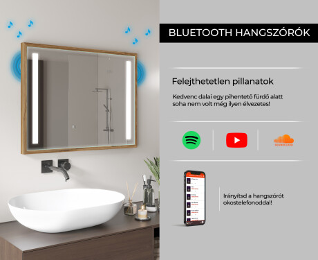 Fürdőszobai Tükör Kerettel És LED Világítással FrameLine L02 #11