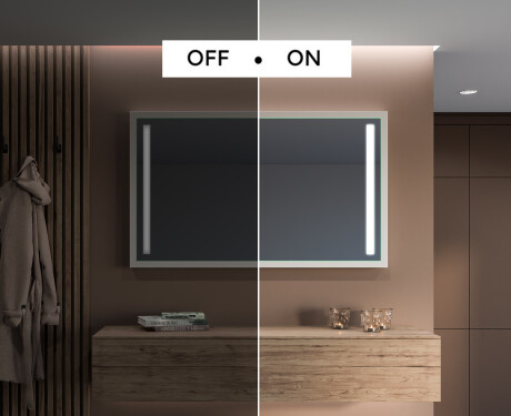 Fürdőszobai Tükör Kerettel És LED Világítással FrameLine L02 #5
