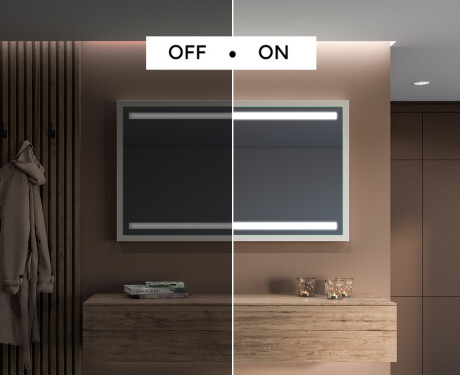 Fürdőszobai Tükör Kerettel És LED Világítással FrameLine L09 #5