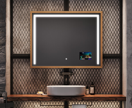 Fürdőszobai Tükör Kerettel És LED Világítással FrameLine L11