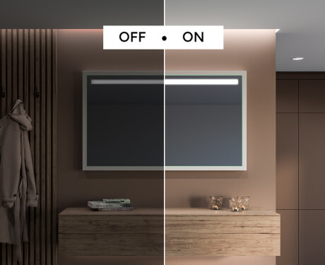 Fürdőszobai Tükör Kerettel És LED Világítással FrameLine L12 #5