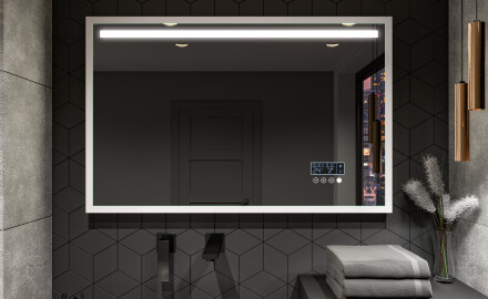 Fürdőszobai Tükör Kerettel És LED Világítással FrameLine L12