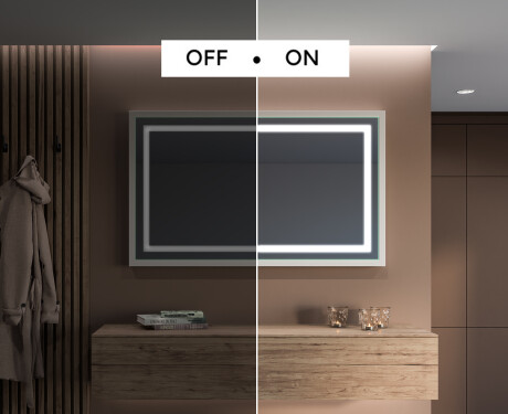 Fürdőszobai Tükör Kerettel És LED Világítással FrameLine L15 #5