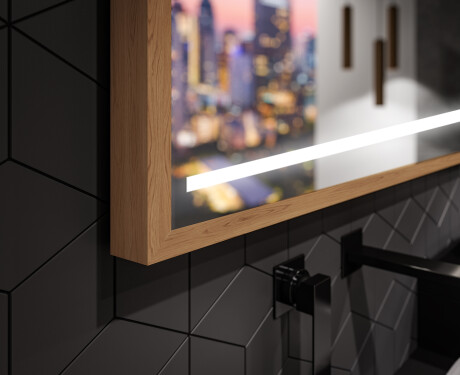 Fürdőszobai Tükör Kerettel És LED Világítással FrameLine L23 #3