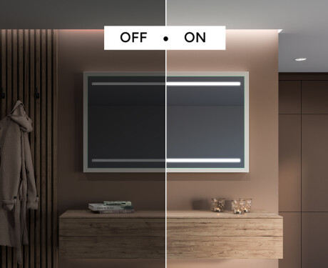 Fürdőszobai Tükör Kerettel És LED Világítással FrameLine L23 #5