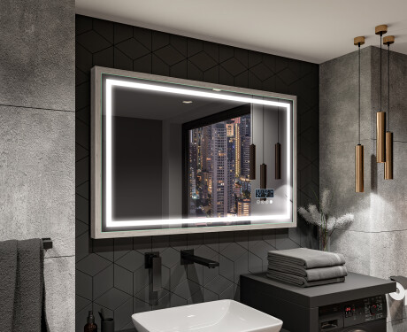 Fürdőszobai Tükör Kerettel És LED Világítással FrameLine L49 #12