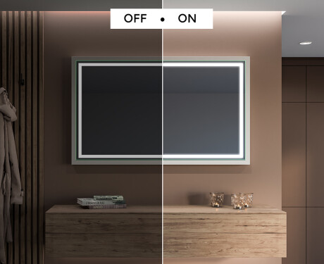 Fürdőszobai Tükör Kerettel És LED Világítással FrameLine L49 #5
