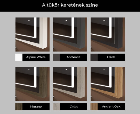 Fürdőszobai Tükör Kerettel És LED Világítással FrameLine L61 #2