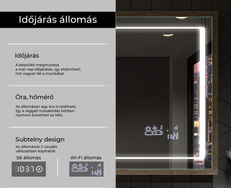 Fürdőszobai Tükör Kerettel És LED Világítással FrameLine L61 #8