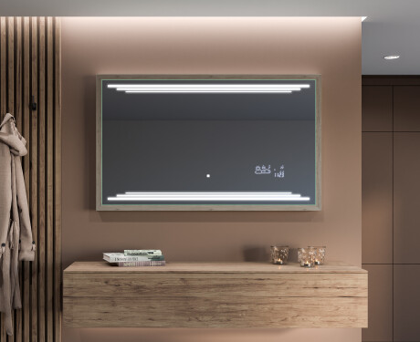 Fürdőszobai Tükör Kerettel És LED Világítással FrameLine L75 #12