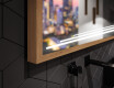 Fürdőszobai Tükör Kerettel És LED Világítással FrameLine L75 #3