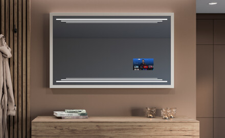 Fürdőszobai Tükör Kerettel És LED Világítással FrameLine L75