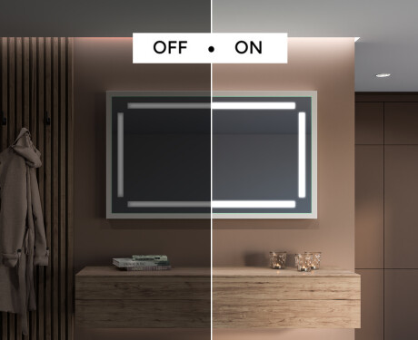 Fürdőszobai Tükör Kerettel És LED Világítással FrameLine L124 #5