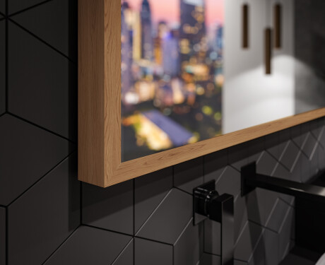 Fürdőszobai Tükör Kerettel És LED Világítással FrameLine L128 #3