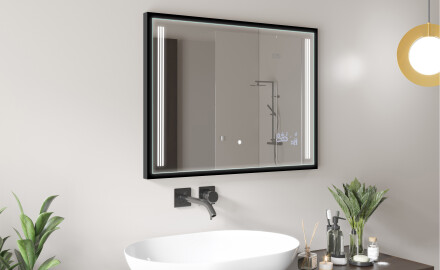 Fürdőszobai Tükör Kerettel És LED Világítással FrameLine L131
