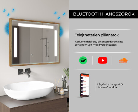 Fürdőszobai Tükör Kerettel És LED Világítással FrameLine L134 #11