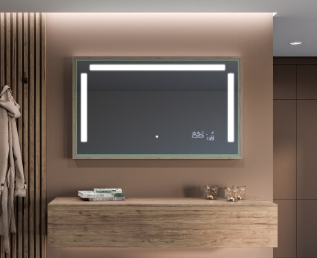 Fürdőszobai Tükör Kerettel És LED Világítással FrameLine L134 #12