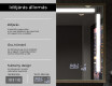 Fürdőszobai Tükör Kerettel És LED Világítással FrameLine L134 #8