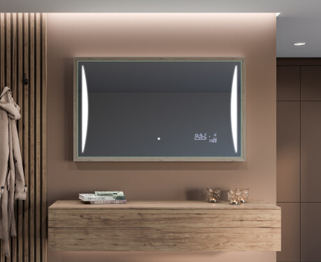 Fürdőszobai Tükör Kerettel És LED Világítással FrameLine L135 #12