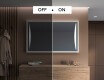 Fürdőszobai Tükör Kerettel És LED Világítással FrameLine L135 #5