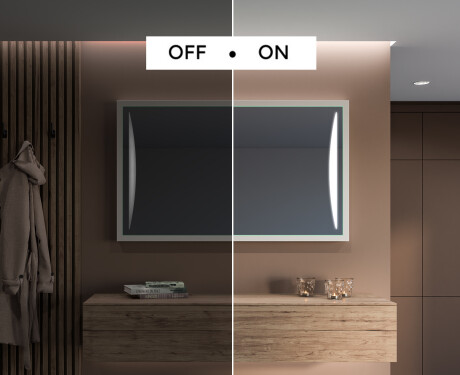 Fürdőszobai Tükör Kerettel És LED Világítással FrameLine L135 #5