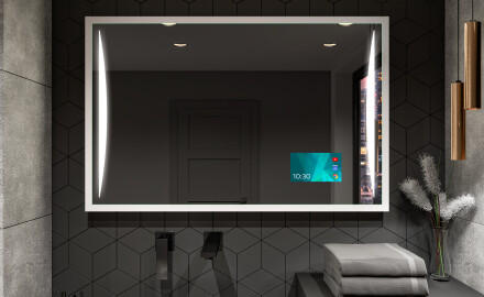 Fürdőszobai Tükör Kerettel És LED Világítással FrameLine L135