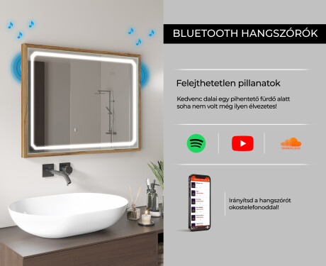 Fürdőszobai Tükör Kerettel És LED Világítással FrameLine L137 #11