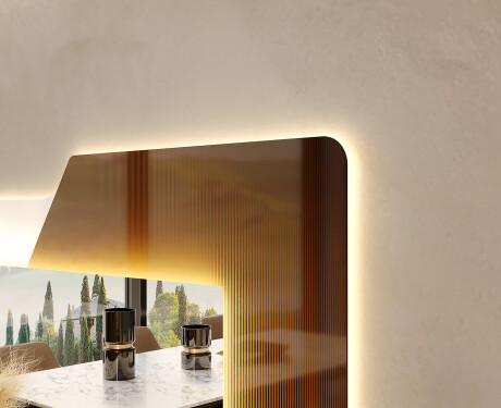 Fürdőszoba Tükör Világítással LED - Retro #2
