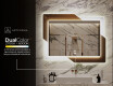 Fürdőszoba Tükör Világítással LED - Retro #11