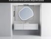 LED Fürdőszobai Tükör Irreguláris Formával R222 #5