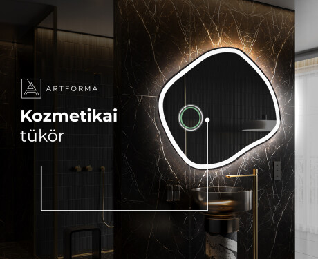 LED Fürdőszobai Tükör Irreguláris Formával R222 #5