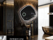 LED Fürdőszobai Tükör Irreguláris Formával R223 #3