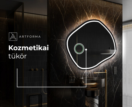 LED Fürdőszobai Tükör Irreguláris Formával R223 #5