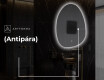 LED Fürdőszobai Tükör Irreguláris Formával SF221 #9