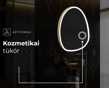 LED Fürdőszobai Tükör Irreguláris Formával SF222 #6