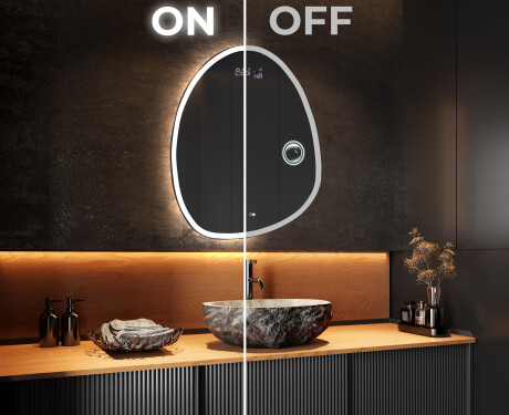 LED Fürdőszobai Tükör Irreguláris Formával SF222 #3