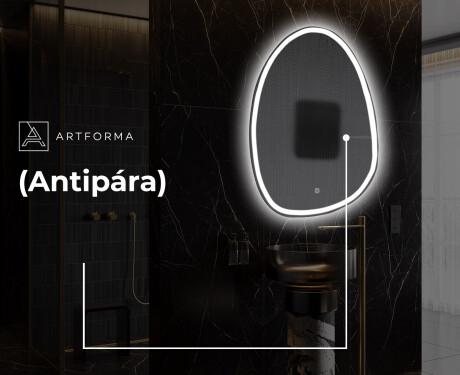 LED Fürdőszobai Tükör Irreguláris Formával SF222 #9