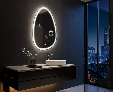 LED Fürdőszobai Tükör Irreguláris Formával SF222 #10