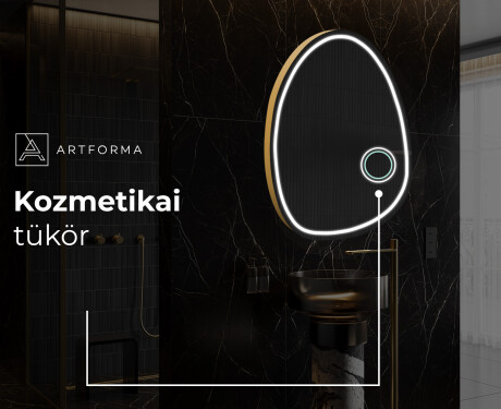 LED Fürdőszobai Tükör Irreguláris Formával SF223 #6