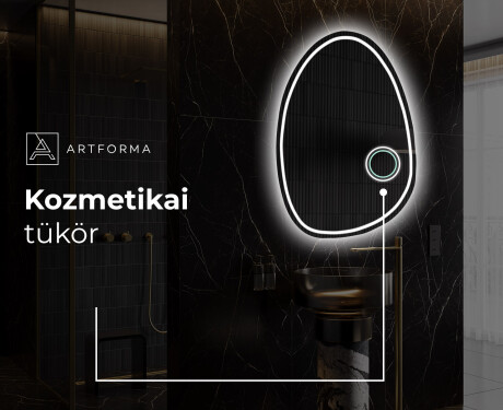 LED Fürdőszobai Tükör Irreguláris Formával SF223 #5