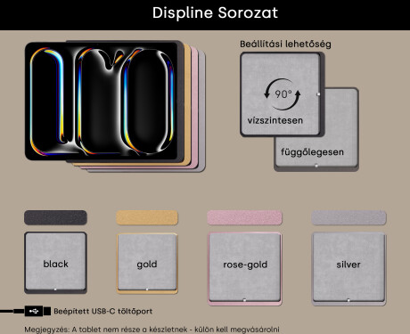 Okos LED fürdőszobai tükör Displine Apple L01 kerettel #2