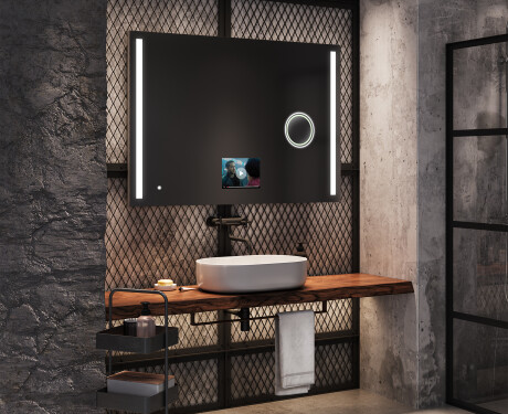 Megvilágított fürdőszobai tükör LED SMART L02 Apple #8