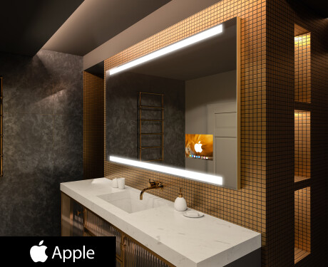 Megvilágított fürdőszobai tükör LED SMART L47 Apple