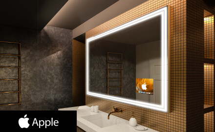 Megvilágított fürdőszobai tükör LED SMART L57 Apple
