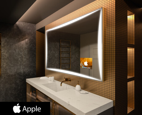 Megvilágított fürdőszobai tükör LED SMART L77 Apple #1