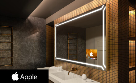 Furdoszoba tukor LED SMART L129 Apple