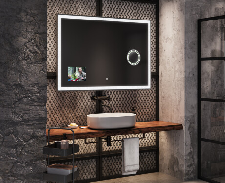 Furdoszoba tukor LED SMART L138 Apple #6