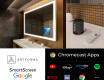 SMART Fürdőszoba Tükör Világítással LED L01 Sorozat Google #4