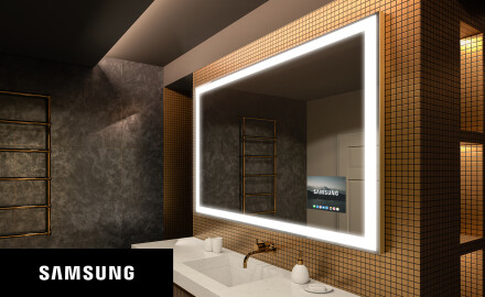 Megvilágított fürdőszobai tükör LED SMART L01 Samsung