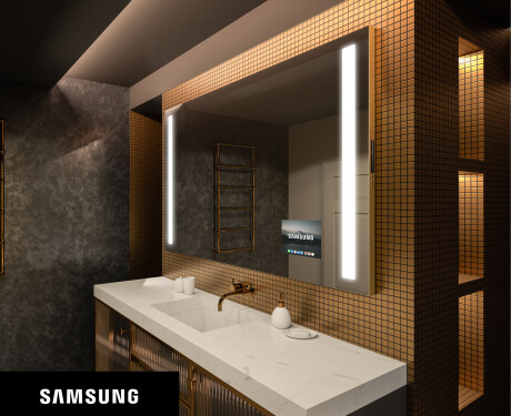 Megvilágított fürdőszobai tükör LED SMART L02 Samsung